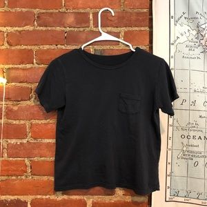 Brandy Melville Navy Pocket Tee